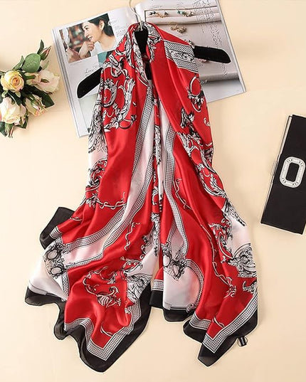 Silk Scarf Mulberry Silk Fashion Scarves Long Lightweight Shawl Wrap …