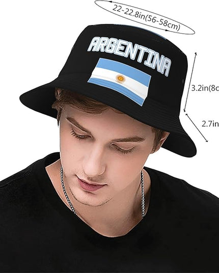 Funny Flag Bucket Hat for Men Women, Fisherman Hats Packable Fashion Sun Cap for Travel Outdoor Beach Boys Girls