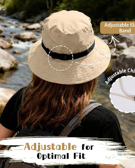 Cooling Sun Bucket Hat for Men Women Fishing Beach Safari Hats for Golf Hiking Hunting Outdoor UPF 50+
