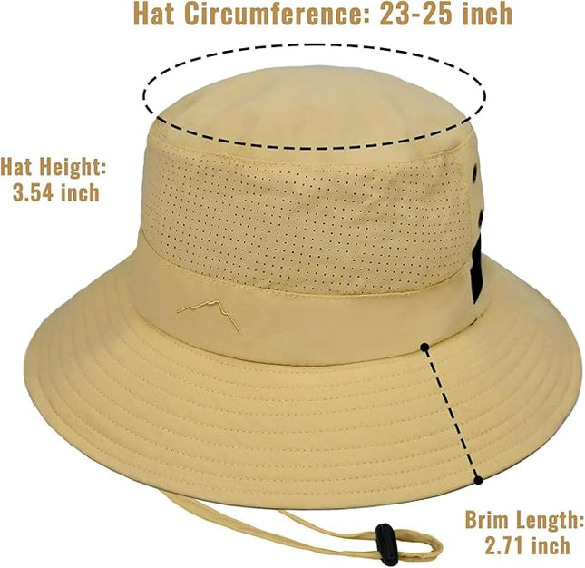 Cooling Sun Bucket Hat for Men Women Fishing Beach Safari Hats for Golf Hiking Hunting Outdoor UPF 50+
