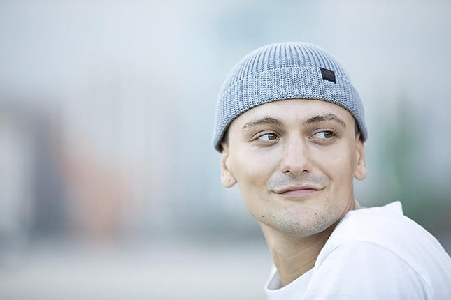Fisherman Beanie Hats for Men Women,Knit Trawler Skull Cap,Watch Cap,Spring Fall Winter Warm Short Hats