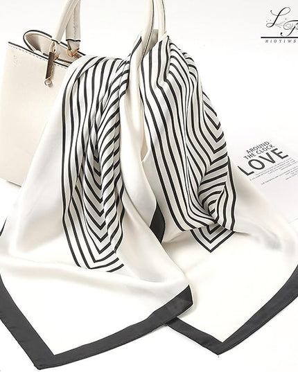 Satin Bandanas Head Scarf For Women Hair Scarves Accessories Lightweight Fashion Wrap Neck Silk Sleeping Headscarf