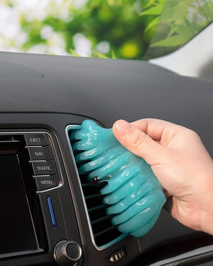 TICARVE 2Pack Cleaning Gel Car Putty Slime for Detailing Putty Detail Tools Car Interior Cleaner Automotive Cleaning Kits Keyboard Cleaner Blue Rose (320g/11.2oz)