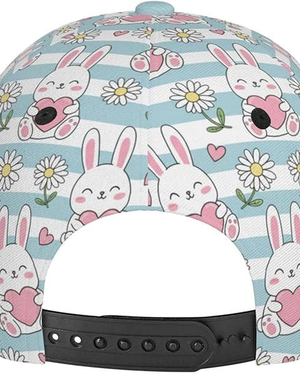 Easter Baseball Cap,Rabbit Eggs Baseball Hat,Fashion Snapback Hats Outdoor Trucker Hat for Women Men
