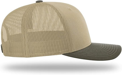 Richardson 112 Trucker Hat - Premium Adjustable Snapback Hat - Structured Six Panel Richardson Blank Caps