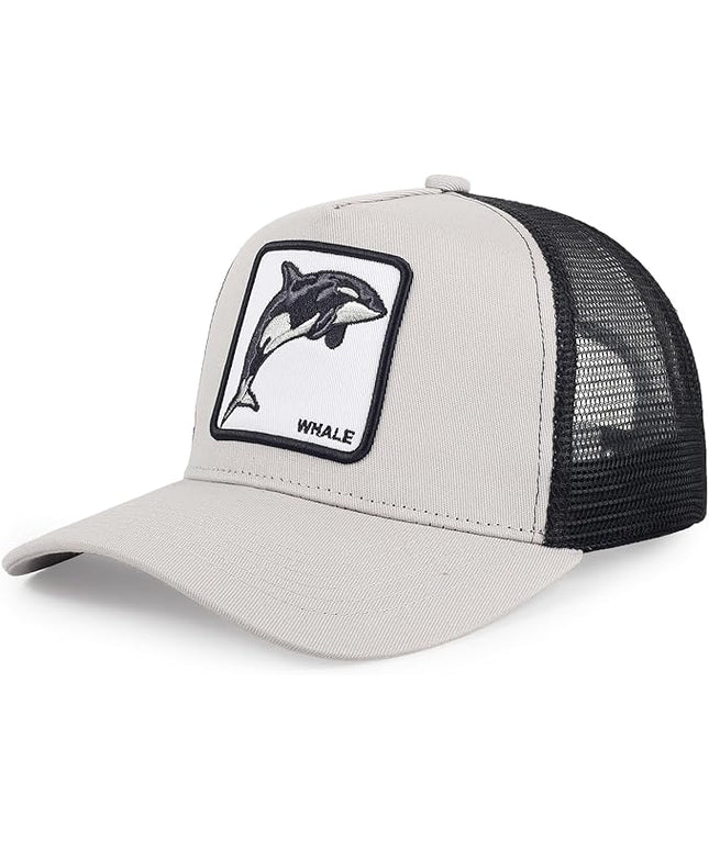 Classic Unisex Various Animal Series Embroidery Farm Adjustable Mesh Snapback Trucker Hat