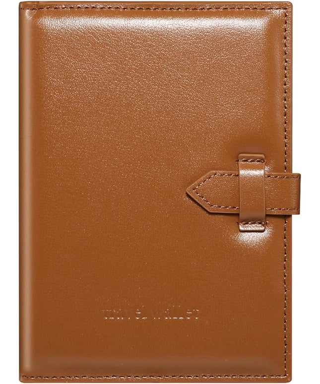 Passport Holder for Travel Essentials, Passport Wallet Cover Card holder Case for Travel Must Haves Accessories, Passport Book Holders for Women and Men, Brown