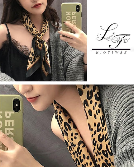 Satin Bandanas Head Scarf For Women Hair Scarves Accessories Lightweight Fashion Wrap Neck Silk Sleeping Headscarf