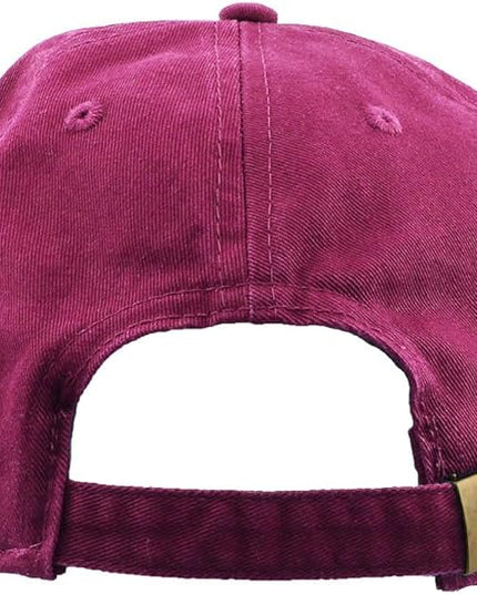 Gelante Baseball Cap Dad Hat 100% Cotton Polo Style Plain Blank Adjustable Size.