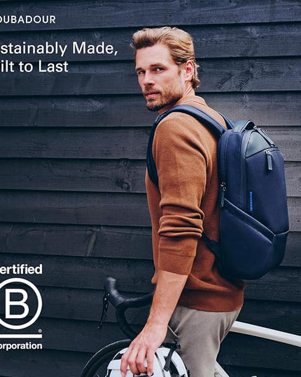 Troubadour Apex 4.0-22L Premium Laptop Backpack - Ergonomic & Water Resistant - Designed for Work and Travel - Basalt