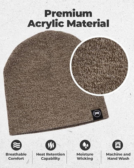 Original Beanie Cap - Soft Knit Beanie Hat - Warm and Durable