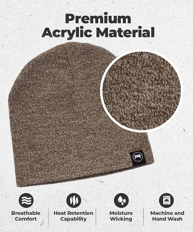 Original Beanie Cap - Soft Knit Beanie Hat - Warm and Durable