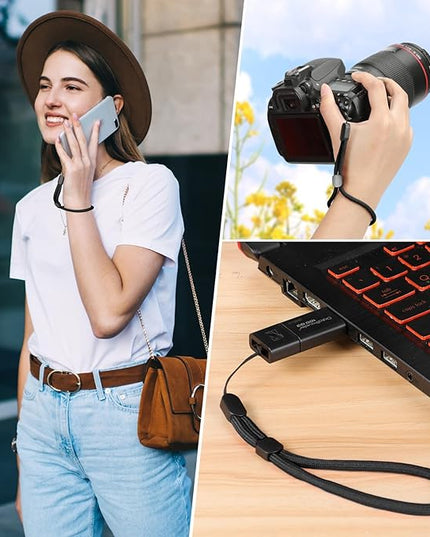 Hand Wrist Strap Lanyard, Adjustable Nylon Colorful for Mobile Phone, Camara, USB Flash Drive, ID Name Tag Badge