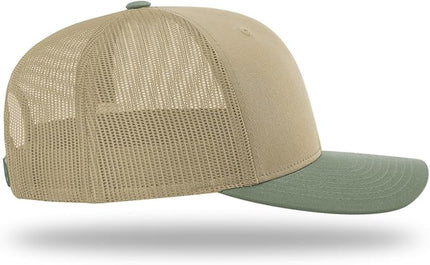 Richardson 112 Trucker Hat - Premium Adjustable Snapback Hat - Structured Six Panel Richardson Blank Caps