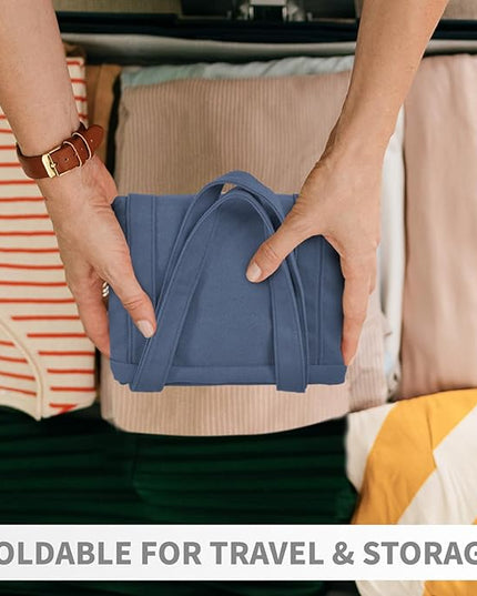 HOMESPON Large Canvas Tote Bag for Women Everything Bag with Pockets and Laptop Sleeve