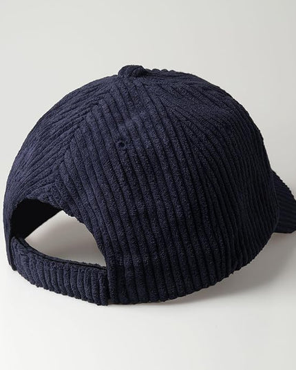 CHOK.LIDS Everyday Corduroy Baseball Cap for Men and Women Dad Hat Unisex Adjustable Lightweight Polo Style Curved Brim