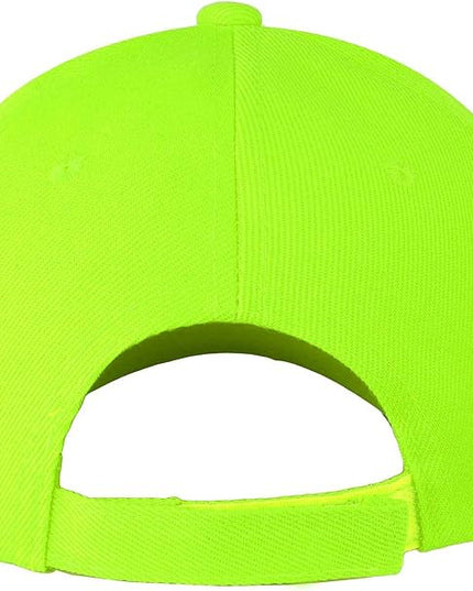 Falari Wholesale Bulk Lot 12-Pack Baseball Cap Adjustable Size Plain Blank Solid Color