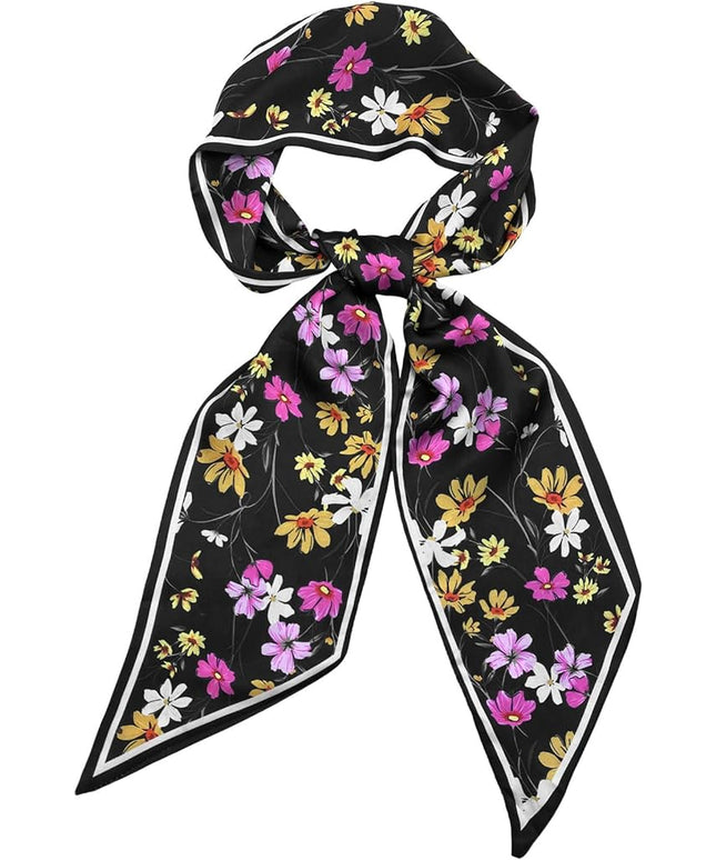 Dailyacc Hair Scarf for Women Fashion Silky Satin Headscarf Wrap Breathable Lightweight Neck Scarves For Handbag