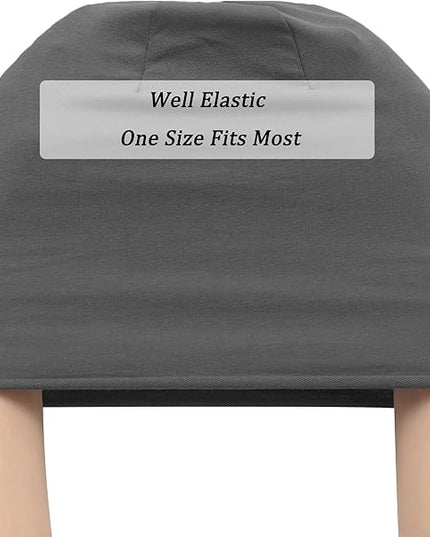 ZLYC Cotton Thin Slouchy Beanie Hat for Men Women Fashion Soft Stretch Knit Skull Cap