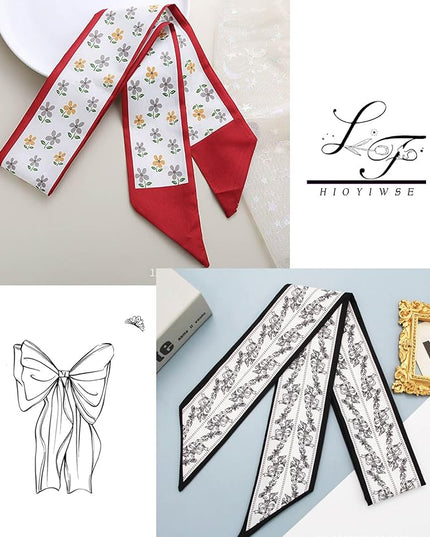 Purse Scarf Handbags For Women Skinny Hair Neck Accessories Scarves With Bag Scarfs Handle Fashion Lightweight