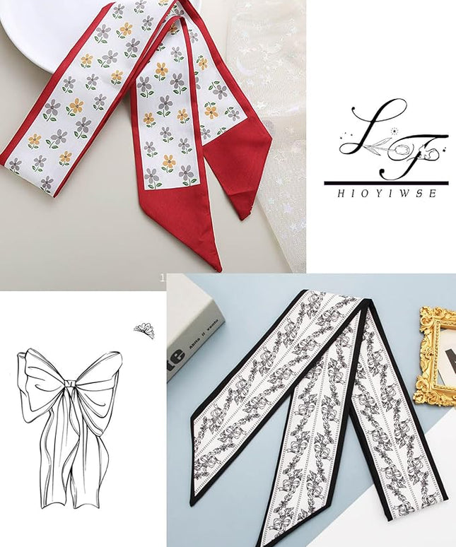 Purse Scarf Handbags For Women Skinny Hair Neck Accessories Scarves With Bag Scarfs Handle Fashion Lightweight