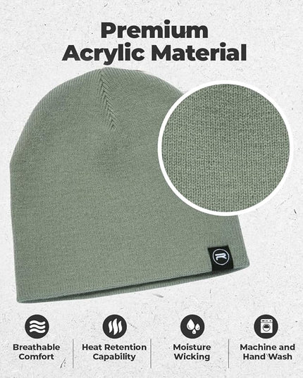 Original Beanie Cap - Soft Knit Beanie Hat - Warm and Durable