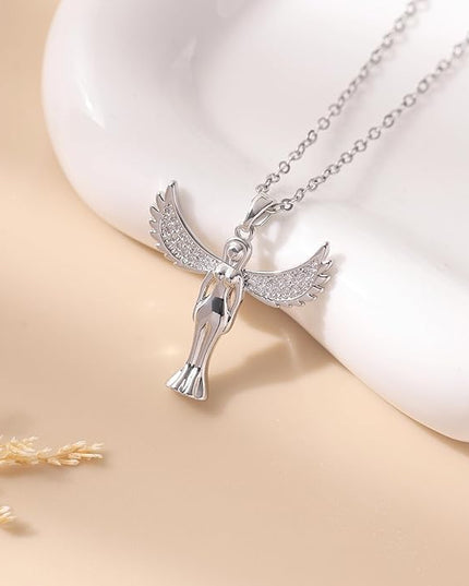 Baydurcan Pendant Necklace for Women Evil Eye Ankh Bow Necklace for Friends Sister Birthday Just Because Christmas Gifts
