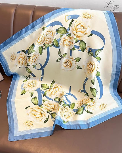 Satin Bandanas Head Scarf For Women Hair Scarves Accessories Lightweight Fashion Wrap Neck Silk Sleeping Headscarf