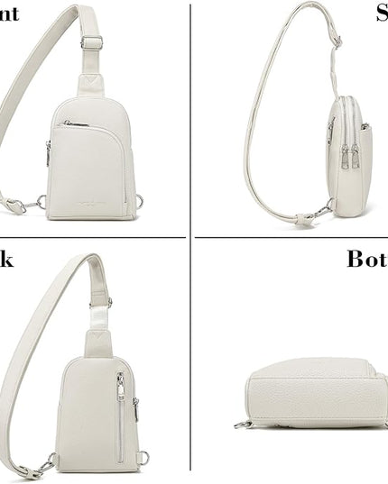 INICAT RFID Blocking Sling Bag Anti Theft Crossbody Bags Women Valentine's Day Gifts Travel Purses Vegan Leather