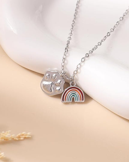Baydurcan Pendant Necklace for Women Evil Eye Ankh Bow Necklace for Friends Sister Birthday Just Because Christmas Gifts