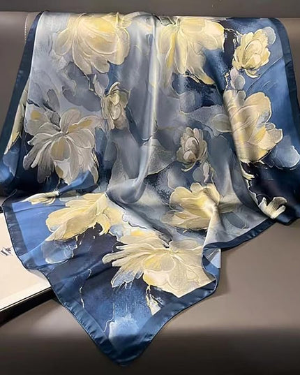 Headscarf Large Square Scarf 35" Fashion Scarves Silk Feeling Hair Wrapping Scarfs Hairscarf BA16