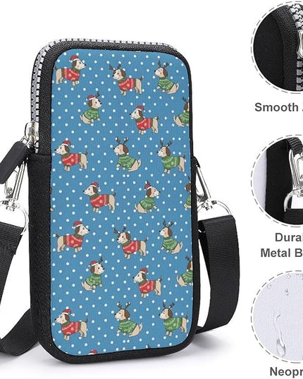 Small Crossbody Bags for Men, Cool Lightweight Sling Phone Pouch, Slim Cell Phone Purses