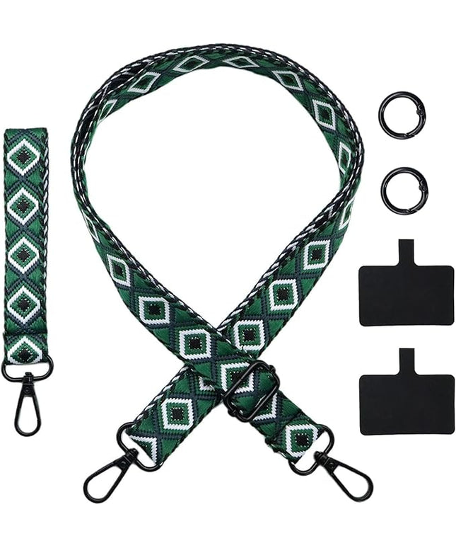 LEMEDE Adjustable Phone Lanyard - Phone Wristlet & Crossbody Phone Strap, Versatile for ID, Camera，Key straps(1" Width)
