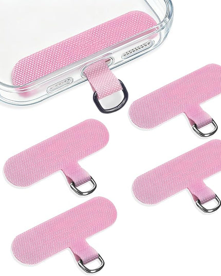 Fannoday Phone Tether Tab, 4 Pcs Universal Phone Lanyard Tab Used with Crossbody Strap, for Cell Phone Cases