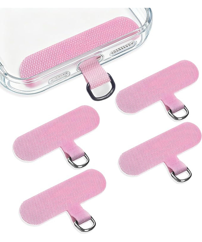 Fannoday Phone Tether Tab, 4 Pcs Universal Phone Lanyard Tab Used with Crossbody Strap, for Cell Phone Cases