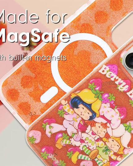Sonix Phone Case for iPhone 15 Pro Max | Compatible with Magsafe | 10ft Drop Tested | Strawberry Shortcake Berry Besties