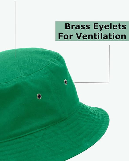 Utmost Bucket Hat 100% Cotton & Denim Lightweight Packable Outdoor Summer Beach Fishing Sun Hat