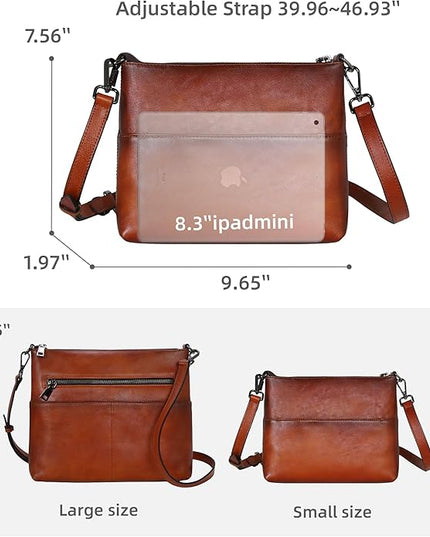Iswee Crossbody Bag for Women Leather Purses Fashion Designer Handbags