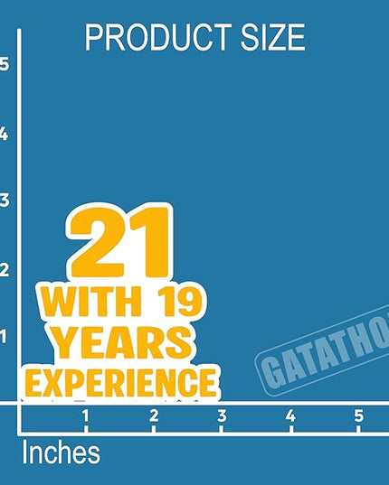 (3Pcs) Funny 40th Birthday Stickers – 21 with 19 Years Experience - Cheers to 40 Years Sticker Waterproof Vinyl Decals for Forty Birthday Gifts, Water Bottles, Scrapbooks, Journals, 3 x 3 inch