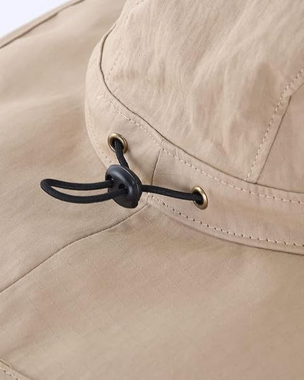 Home Prefer Summer UPF 50+ Men's Bucket Sun Hat Wide Brim Fishing Hat Safari Hat