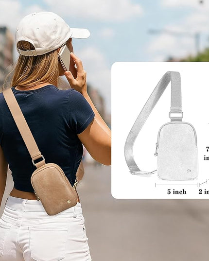 INICAT Small Anti Theft Crossbody Bags Women Valentine's Day Gifts, Vegan Leather Sling Cross Body Purse Travel Essentials