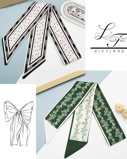 Purse Scarf Handbags For Women Skinny Hair Neck Accessories Scarves With Bag Scarfs Handle Fashion Lightweight