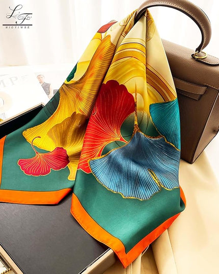 Satin Bandanas Head Scarf For Women Hair Scarves Accessories Lightweight Fashion Wrap Neck Silk Sleeping Headscarf
