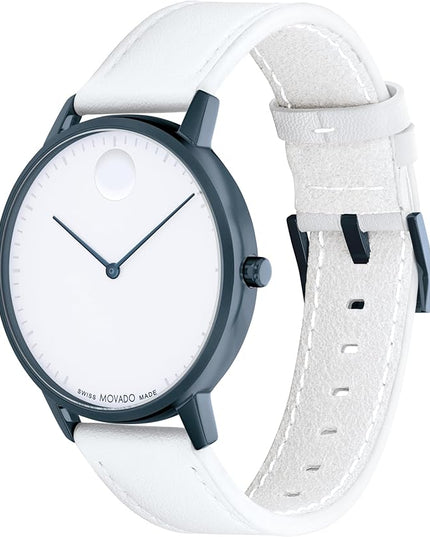 Movado Face Men's Luxury Quartz Watch - Swiss Movement - Water Resistance 30 Meters (3ATM) - Elegant Timepiece - Gift for Him - 41mm
