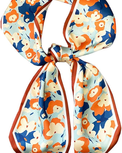 Purse Scarf For Handbags Head Scarves For Women's Hair Bags Scarfs Long Skinny Scarves Fashion Silky
