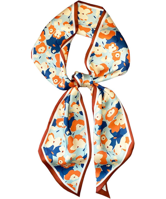 Purse Scarf For Handbags Head Scarves For Women's Hair Bags Scarfs Long Skinny Scarves Fashion Silky