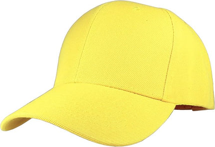 Gelante Adult Plain Baseball Cap Hat Classic Adjustable Size for All Seasons