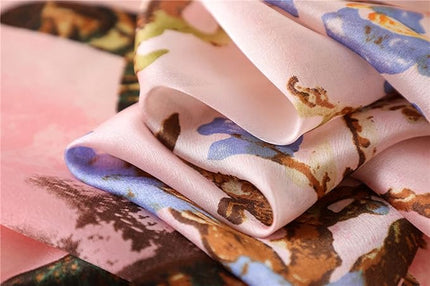 Silk Scarf Mulberry Silk Fashion Scarves Long Lightweight Shawl Wrap …