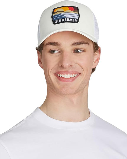 Quiksilver Men's Premium Cotton Adjustable Snap Back Logo Baseball Cap