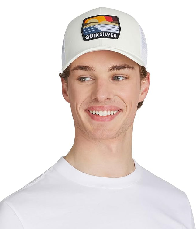 Quiksilver Men's Premium Cotton Adjustable Snap Back Logo Baseball Cap